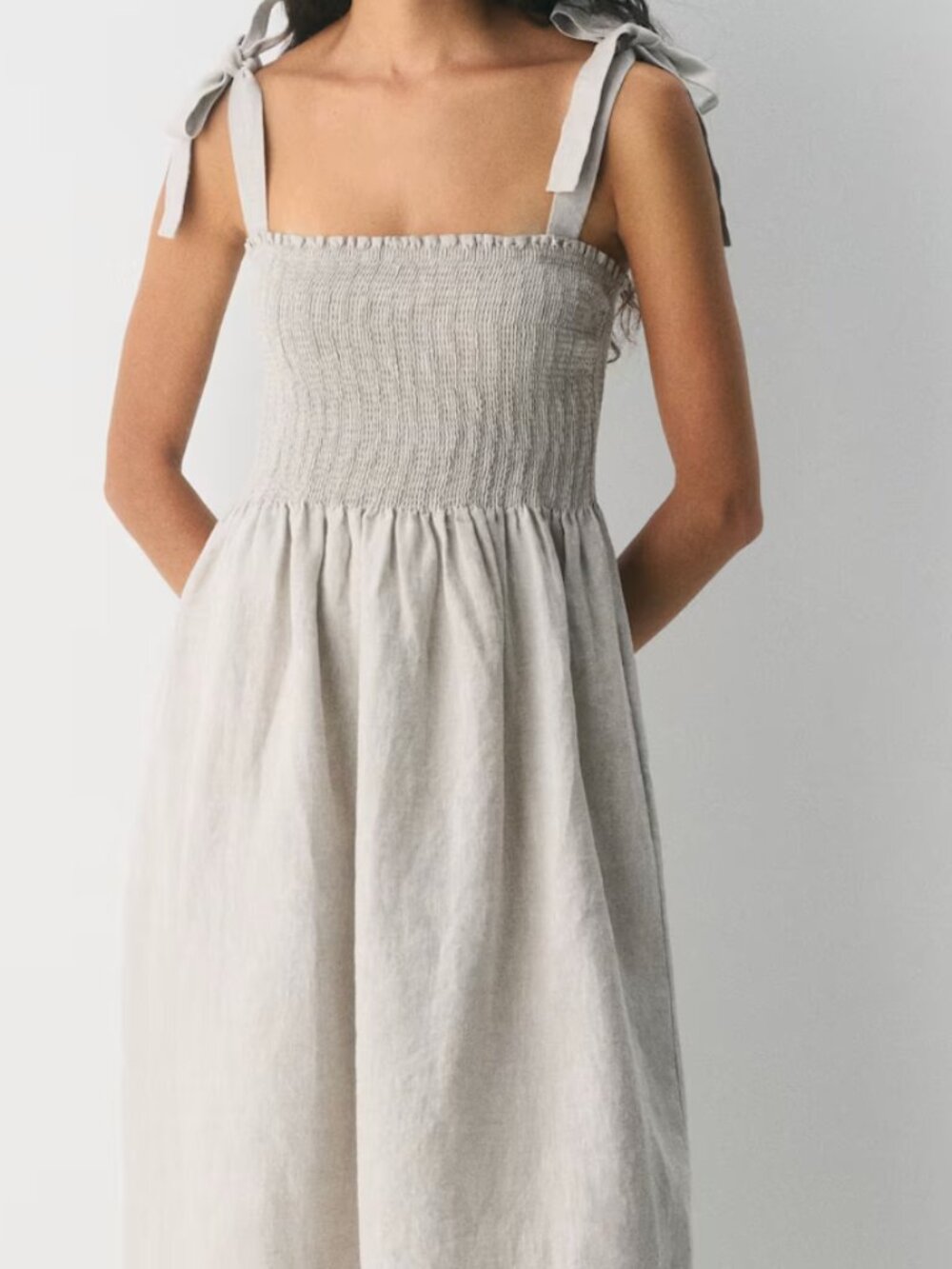 Aritzia Wilfred Golden Hour Linen Dress - PINK, XS - Picture 3 of 5